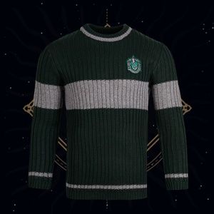 Slytherin Quidditch Knitted Adult Sweater
